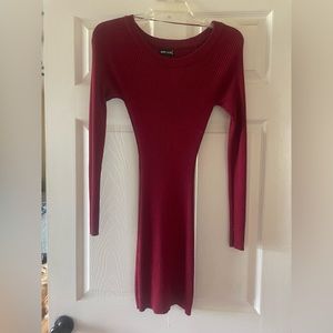 Long Sleeve Bodycon Sweater dress